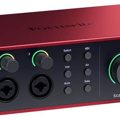 Focusrite Scarlett 4i4 4th Gen Studio Recording USB Audio Interface+Software image 3