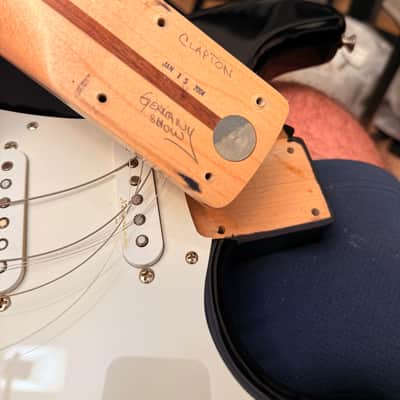 Fender Custom Shop Eric Clapton Stratocaster “Blackie” Prototype – 2004 – Germany Guitar Show – Vintage Noiseless Transition Era – Extremely Rare image 12