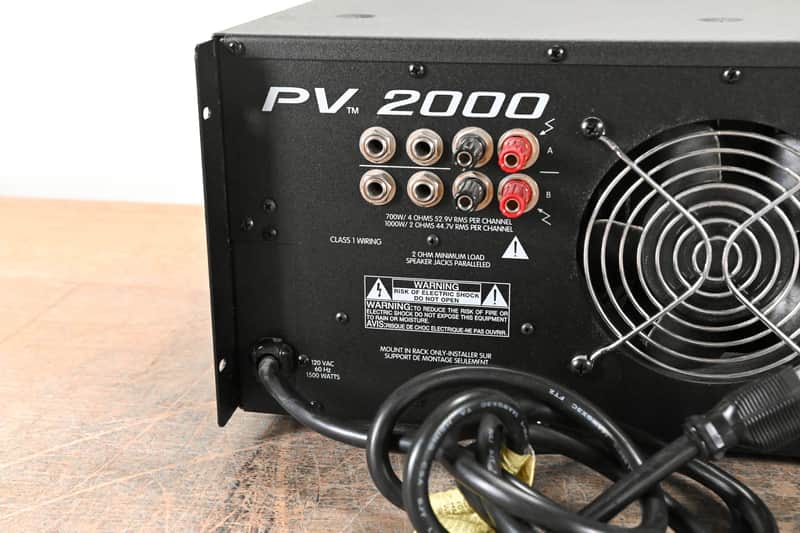 Peavey PV 2000 2-Channel Power Amplifier CG01E19 | Reverb