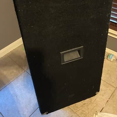 Custom made oversized 4x12 guitar cabinet - eminence speakers image 2