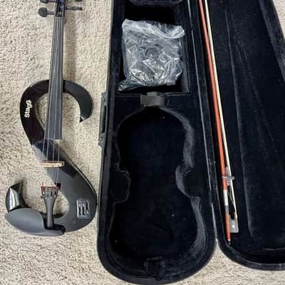Stagg EVA 4/4-BK Black Silent Viola Package with case and Bow - DEMO image 2