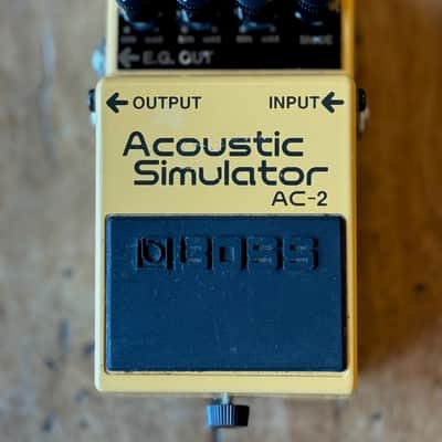 Boss AC-2 Acoustic Simulator (Silver Label) 1997 - 2006 - Yellow image 1