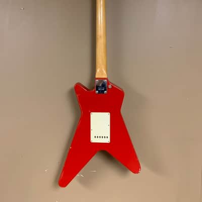 Cimar (Ibanez) Star Flying V Made in Japan 1982 Red image 4