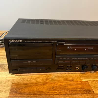 kenwood KX-W8060 stereo double cassette Tape deck Player Vintage image 3