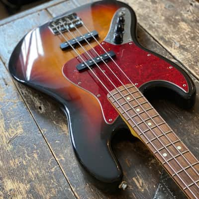 LEFTY! Fender '62 Jazz Bass Left handed 1991 Three Tone Sunburst MIJ K-Serial Japan Fujigen image 7