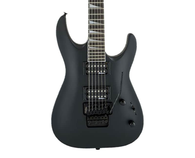 Used Jackson JS32 DKA JS Series Dinky Arch Top - Satin Black w/ Amaranth FB image 1