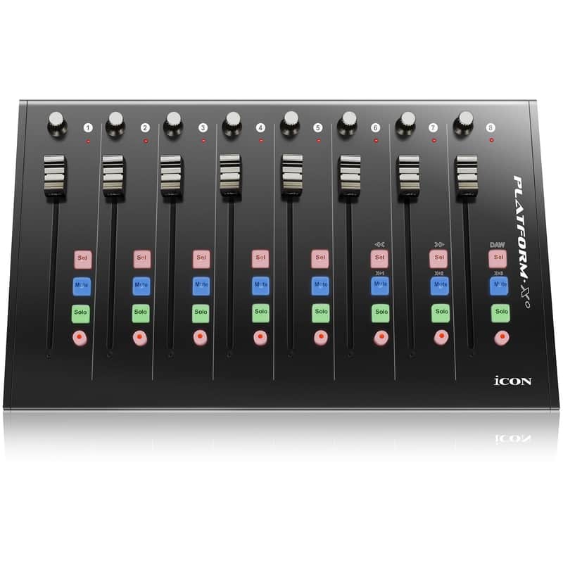 Icon Platform X+ 8-Channel DAW Control Surface Extender image 1