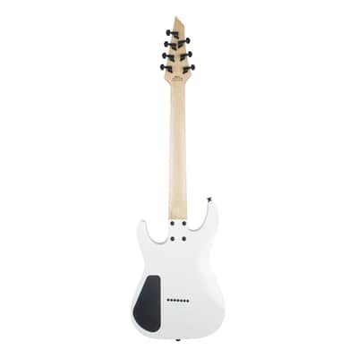Jackson JS Series Dinky Arch Top JS32-7 DKA HT - Snow White w/Amaranth FB image 8