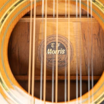 1979 Morris B-50 - Natural | Vintage Japan Post Lawsuit D-41 Dreadnought 12-String Acoustic Guitar 3-Piece Back Jacaranda | Case image 17