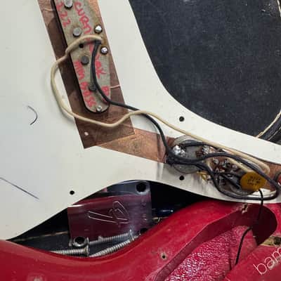 1975 Fender Musicmaster Bass - Dakota Red - OHSC image 16