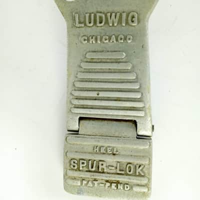 *Ludwig Spur-Lok 1123-1 Hi-Hat Cymbal Stand Tripod Base+Pedal '66-67 Direct-Pull image 3