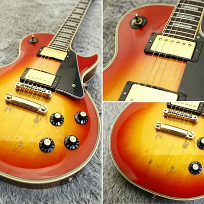 Rare model 1982 made SUPER REAL CUSTOM model EGC68-50 LP Custom Made in Japan image 3