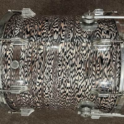 Rogers Holiday 16x16 Floor Tom 1960s - Black Onyx Pearl image 2