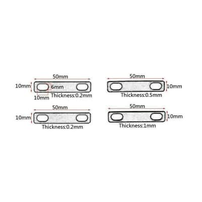 Guitar Neck Pocket Brass Shim Plates for Electric guitars Neck Angle, Pitch for Optimum Tone & Sustain image 9