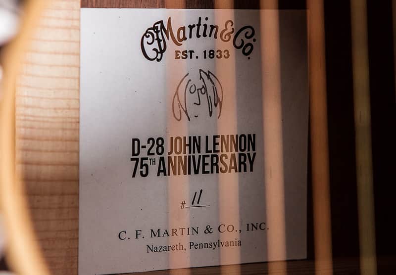 Martin D-28 John Lennon 75th Limited Edition image 8