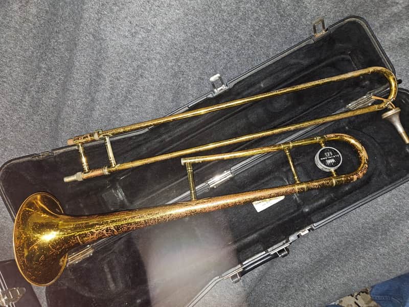 King Cleveland 605 Model Tenor Trombone Brass, USA | Reverb