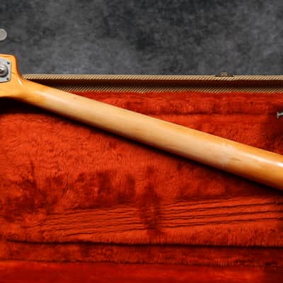 1983 Fender AVRI '62 Stack Knob Jazz Bass - Sunburst - OHSC image 7