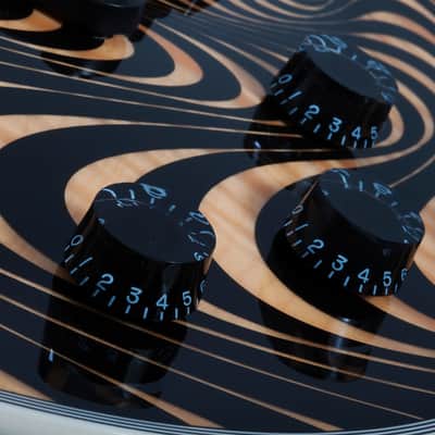 Wylde Audio Odin Grail Psychic Bullseye Raw Top Guitar image 4