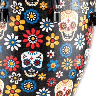 Meinl ADJ10-DA Alpine Series Djembe (Day of the Dead Finish) image 7