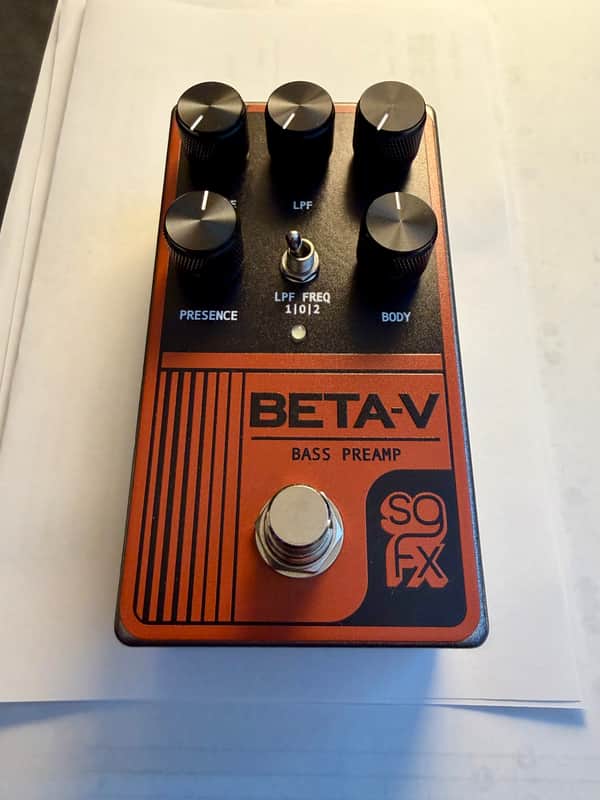 SolidGoldFX Beta-V Bass Preamp | Reverb Canada
