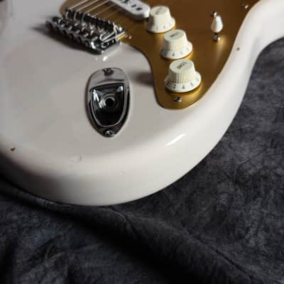 Fender Japan ST-54 Stratocaster Olympic 1990-1991 - White - VERY GOOD condition image 16