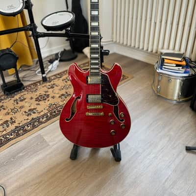 Ibanez AS93FM-TCD Artcore Expressionist 2018 Transparent Cherry Red image 1