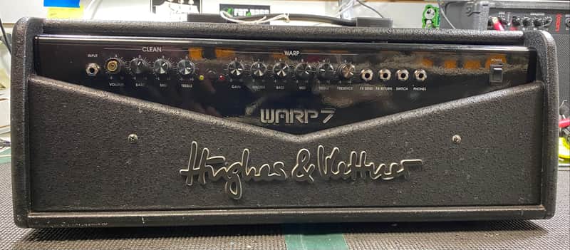 ベース HUGHES&KETTNER WARP7 HEAD Hughes & Kettner Warp 7 2-Channel 100-Watt Solid State Guitar Amp