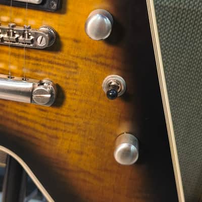 Epiphone Flying V Prophecy 2024 Yellow Tiger Aged Gloss image 5