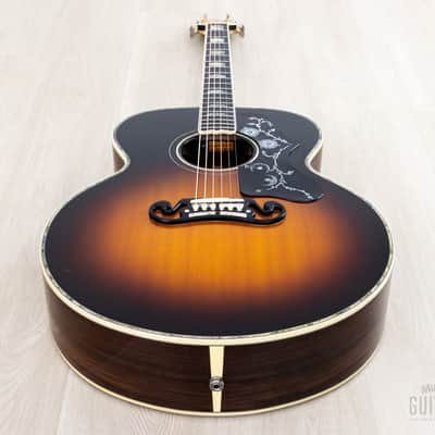 1995 Gibson J-200 Deluxe Limited Run Jumbo Sunburst, Rosewood Back + Sides, Near-Mint w/ Case image 12