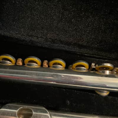 Pearl PF 525 B Foot Flute Silverplated- All New Pads, Case image 5