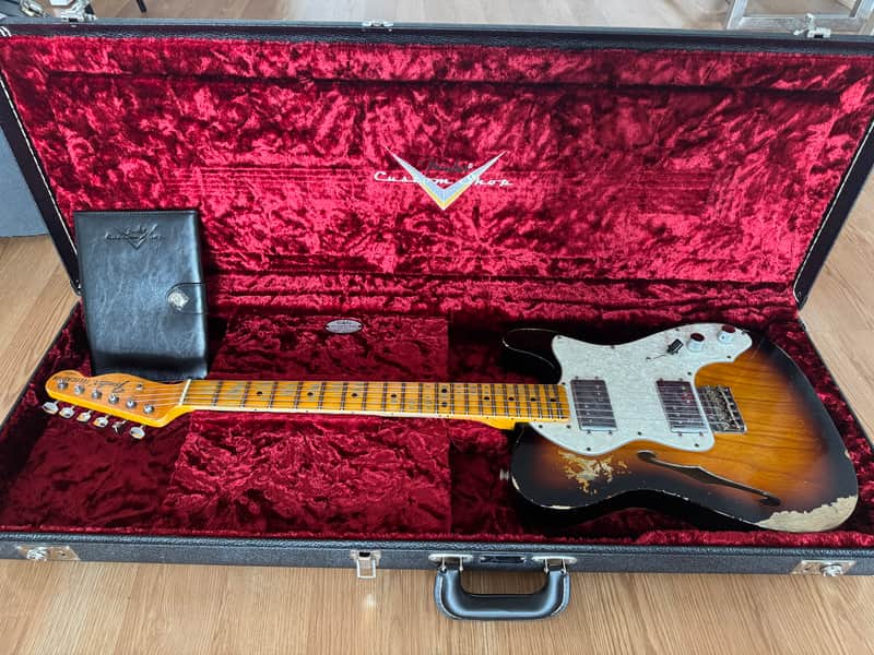 Fender 72 Telecaster Thinline レリック加工 Fender Custom Shop '72 Telecaster Thinline Relic | Reverb