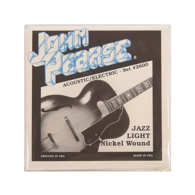 John Pearse Electric Strings Pure Nickel Jazz Light 11-50 image 1