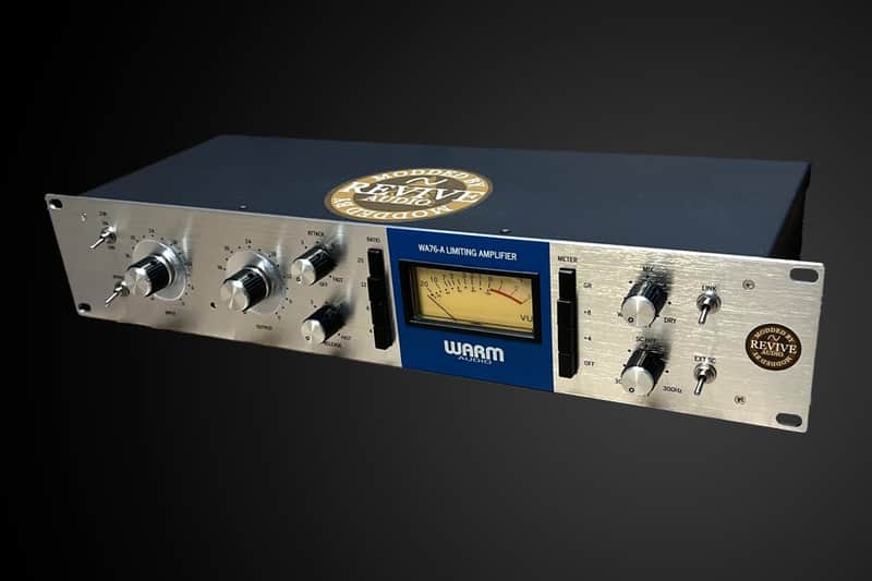 Revive Audio Modified: Warm Audio WA76-A Single Channel FET Compressor Blue Stripe image 1