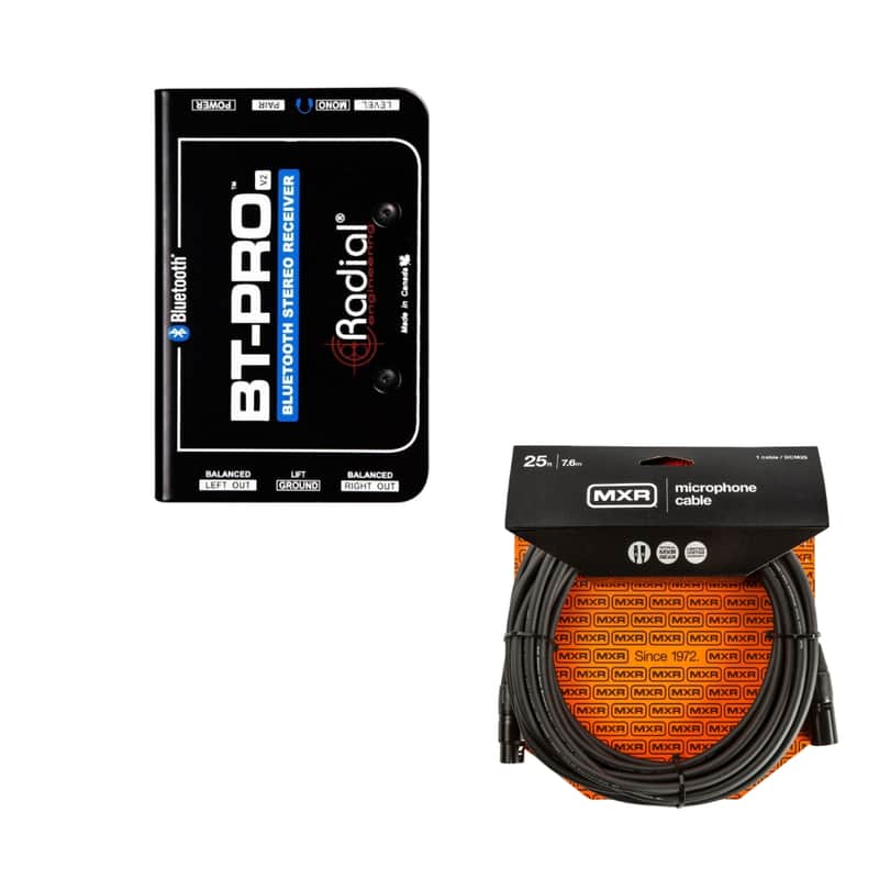 Radial BT-Pro V2 2-channel Active Direct Box and Bluetooth Receiver w/ 25 ft. XLR image 1