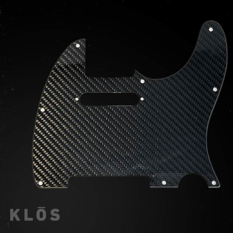 KLOS Carbon Fiber Pickguard For Telecaster S image 1