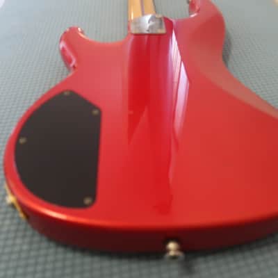 Vintage 1995 Fender Contemporary Precision Bass Lyte Standard MIJ Red With Soft Case Great Bass! image 16