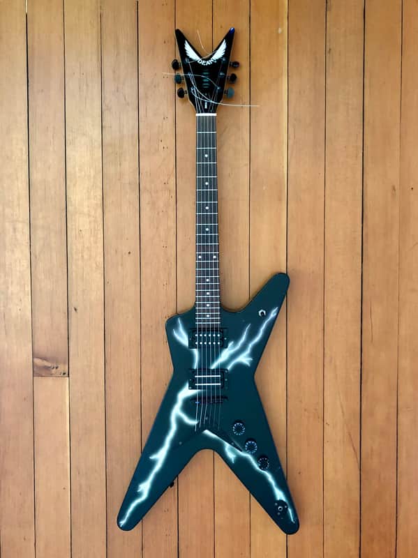 Dean BBOLT Dimebag Darrell ML Electric Guitar Lightning Black Bolt image 1