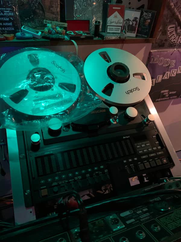 TASCAM MSR-16 1/2" 16-Track Reel to Reel Tape Recorder 1980s - Grey image 1