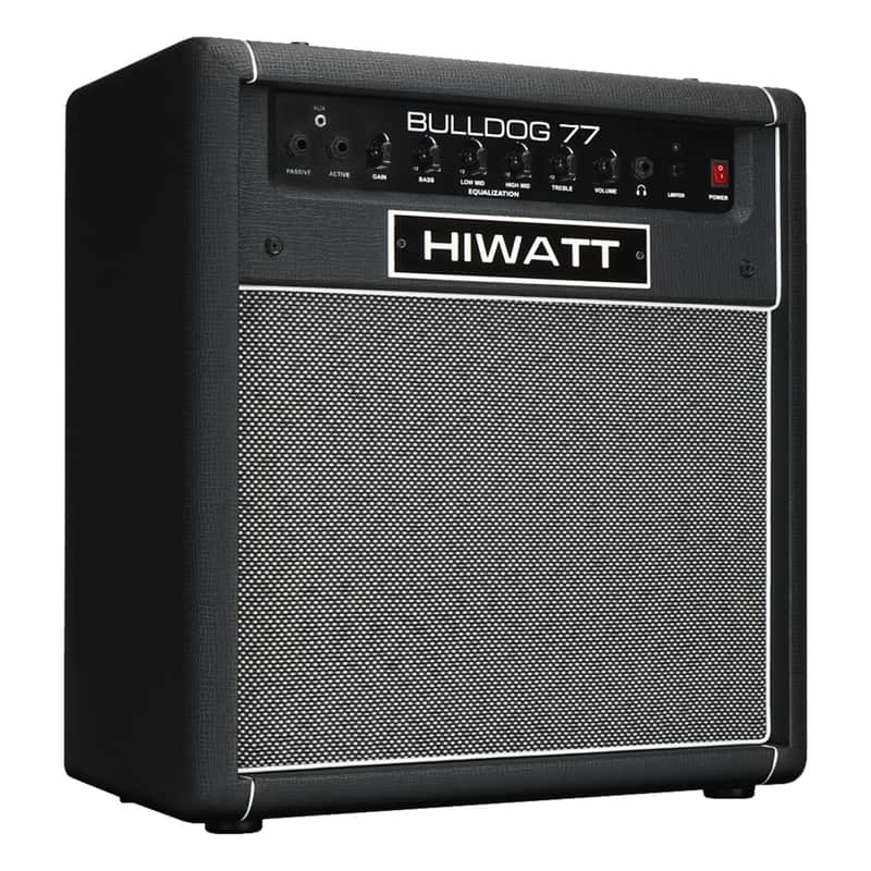 Hiwatt Bulldog 77 100-Watt 1x12 Bass Combo Amplifier - Black - Open Box image 1