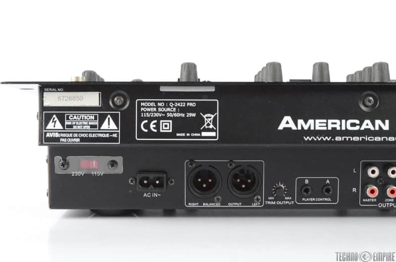 American Audio Q-2422 PRO Professional DJ Preamp Mixer #29362 | Reverb