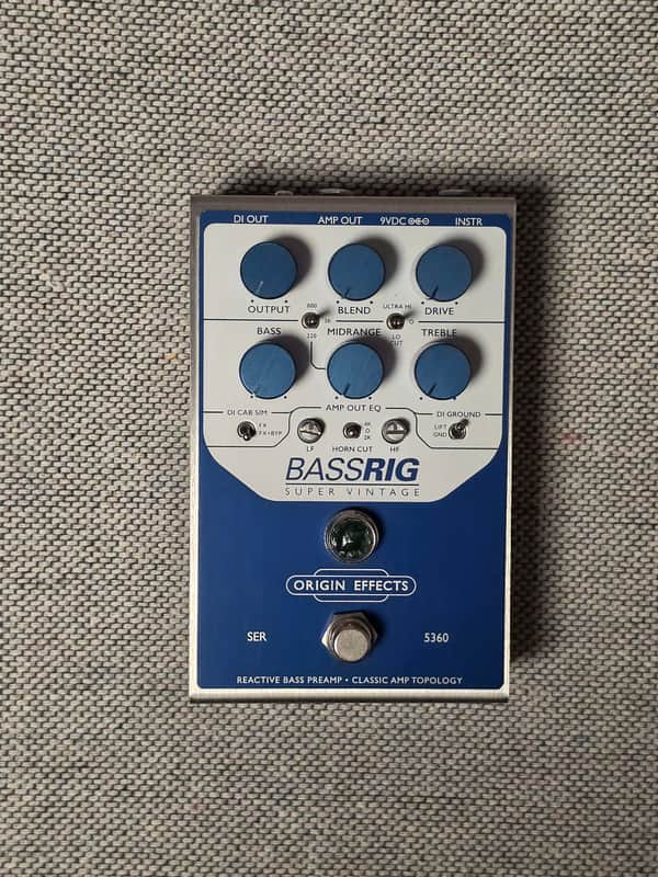 Origin Effects BASSRIG Super Vintage 2022 - Present - Blue / Silver image 1