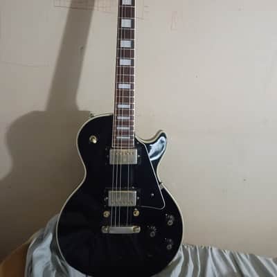 Burny LG-75JP Joe Perry Les Paul Transparent Black Made in Japan