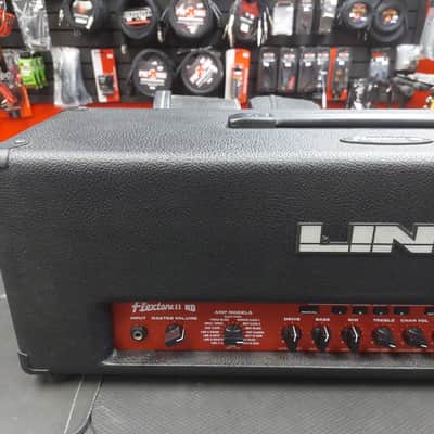 2000's Line 6 Flextone II HD 100 Watt Stereo Digital Modeling Guitar Amp Head (USED) SN# (21)FH21A5203000530 "Made In USA" image 2