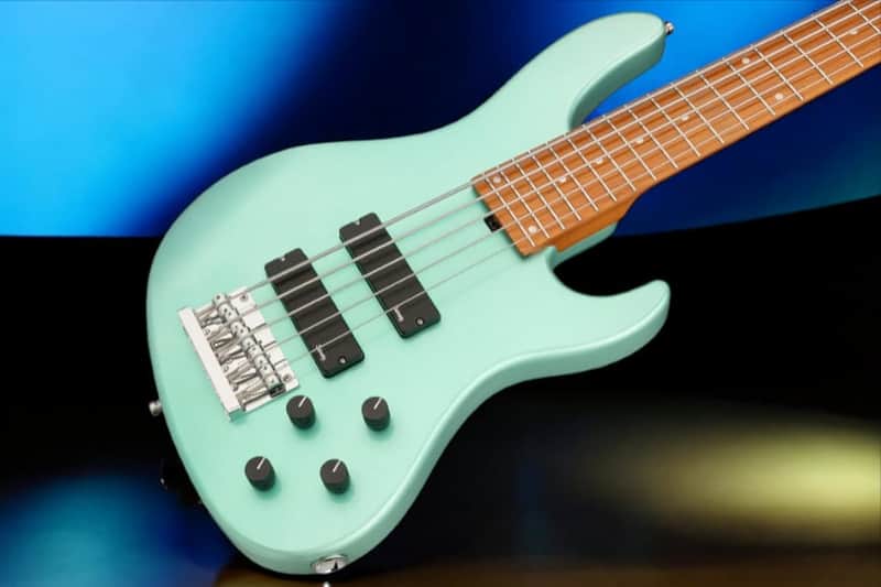Sadowsky MetroExpress 5-String 24-Fret Modern Bass Roasted Maple Fingerboard 5-String Solid Sage Green Metallic High Polish image 1