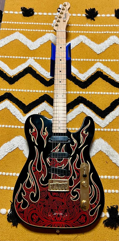 Fender James Burton Artist Series Signature Telecaster 2021  Present - Red Paisley Flames
