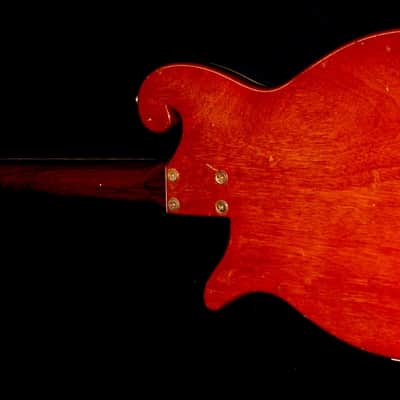 Premier Multi-Vox E275 1958 Natural Mahogany. THE SCROLL GUITAR. Incredible & Rare. Collectible.. image 22