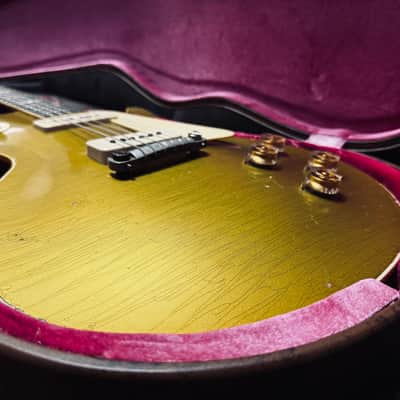 Gibson Les Paul Custom Goltop 1954 Murphy Lab Heavy Aged Double Gold 2023 - Goldtop image 12