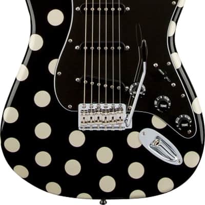 Fender Buddy Guy Standard Stratocaster Electric Guitar Maple FB, Polka Dot Finish image 3