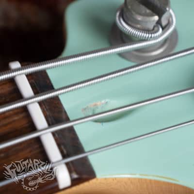 Squier Vista Series Musicmaster Bass 1997 Sonic Blue image 15