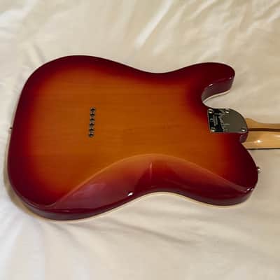 Vintage 2005 Fender American Deluxe Telecaster Rosewood Fretboard - Cherry Sunburst - Free Pro Setup image 8